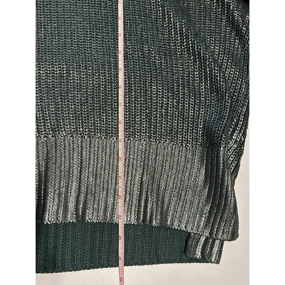NWT Beach Riot woman Med Cardigan Sweater Shimmer Metallic Anthropologie $168 - Picture 10 of 10